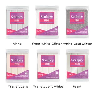 Sculpey Premo Polymer Clay 57g Bar - 2oz. Choose Your Colour. Modelling Clay for Handmade Jewellery Makers and Crafts. Fresh, New & Sealed image 4
