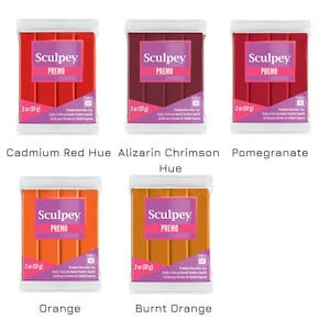 Sculpey Premo Polymer Clay 57g Bar - 2oz. Choose Your Colour. Modelling Clay for Handmade Jewellery Makers and Crafts. Fresh, New & Sealed image 6