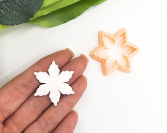 Snowflake Clay Cutter for Jewellery & Earring Makers • DIY Christmas Craft Decoration • Sharp Polymer Clay Cutting Tools for UK Gift Ideas