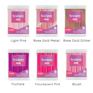 Sculpey Premo Polymer Clay 57g Bar - 2oz. Choose Your Colour. Modelling Clay for Handmade Jewellery Makers and Crafts. Fresh, New & Sealed image 14