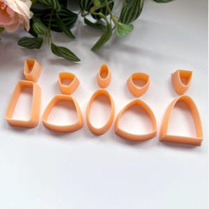Startpakket: kleisnijderset. 10-delige snijvormbundel voor beginners in het maken van sieraden en oorbellen van polymeerklei.