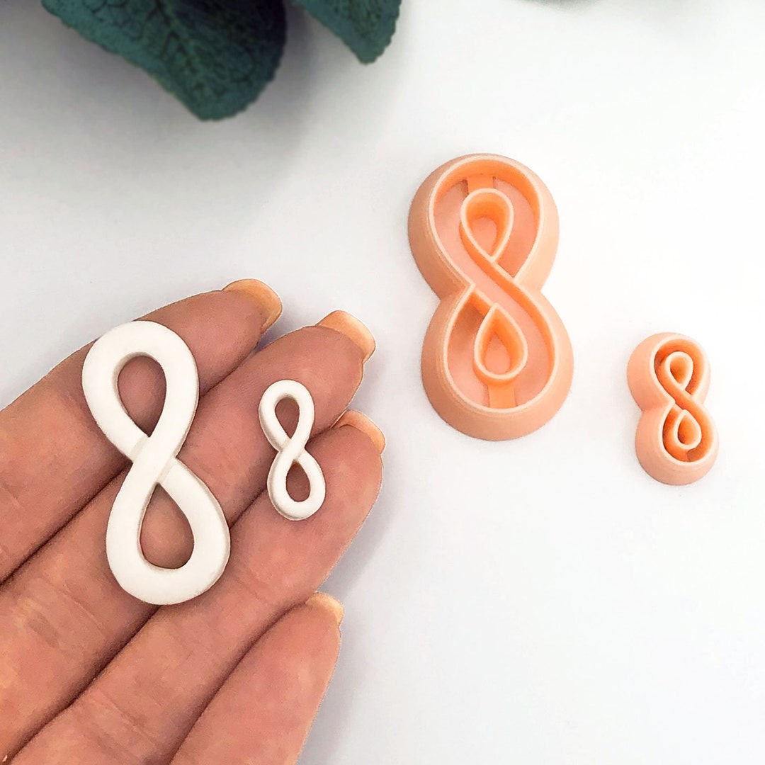 Clay Cutter Infinity Symbol • Long Skinny Shape Cutters • Valentines ...