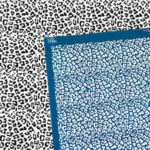 Mini Leopard Silkscreen Stencil: Animal Print Polymer Clay Tools For Jewellery Makers of Earrings