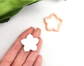 Cortador de arcilla con flores: herramientas de corte con formas de arcilla polimérica florales para hacer joyas, aretes y colgantes.