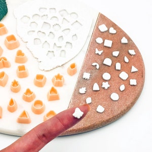 Mini 10mm Clay Cutters Small Tiny • Choose Your Set • Mix & Match Bundle • Polymer Clay Tools UK • Add Floral Detail Cutter