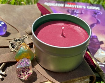 Pomegranate Cider Dungeons And Dragons Gamer Soy Wax Candle