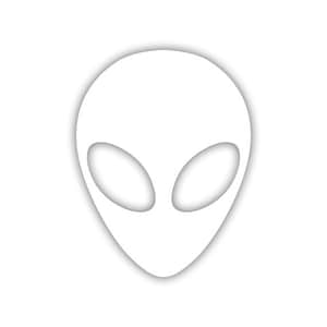 Alien Head decal