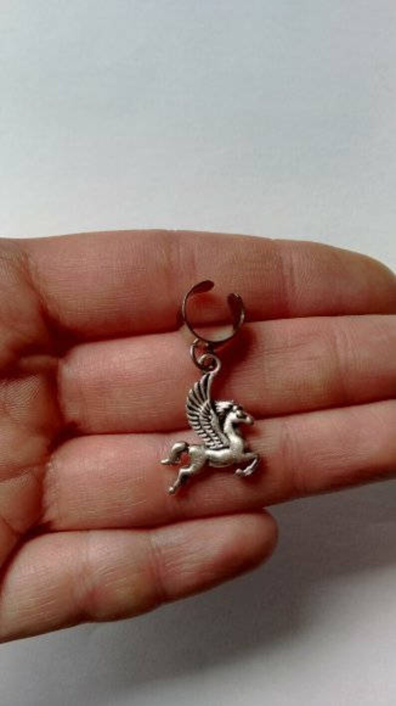 Enchanted Pegasus horse ear cuff