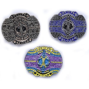 Sacred Geometry Hat Pin - Psychedelic Pin - Festival Pin - Rave Pin