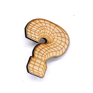 Tipper Pin - Wooden Laser Engraved Tipper Pin