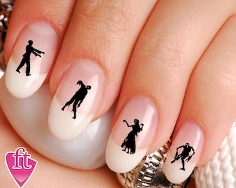 Zombie Dead Walking Nail Art Decal Sticker Set ZOM102 ZOM114 ZOM901
