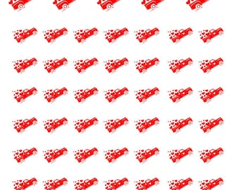 Valentine's Day Nail Decal Stickers VAL Perfect Gift