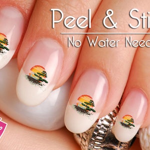 Bonsai Tree Peace and Harmony Mushroom Fairy Nail Art Decal Stickers BON101, MSH101 Perfect Gift