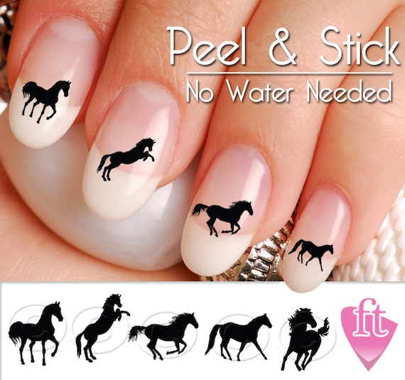 Cheval Nail Art Stickers Western Cheval Nail Art Sticker Sticker Set HOR904  -  France