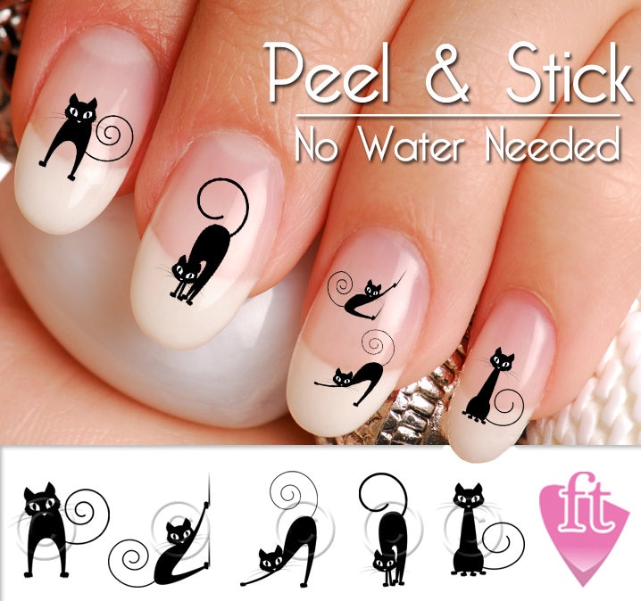 Kitty Nail Decals 