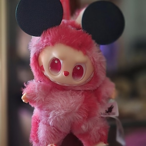 3D Printed Labubu Mickey Ears – Custom Toy Cosplay Headband