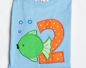 Geburtstagsshirt "Fisch 2"