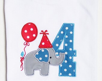 Geburtstagsshirt "Elefant 4"
