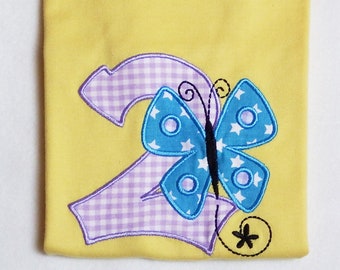 Geburtstagsshirt "Schmetterling 2"