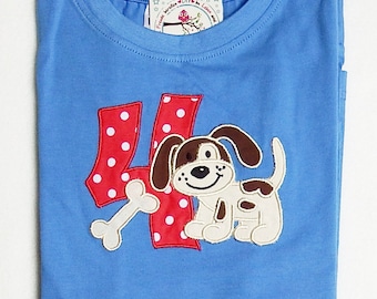 Geburtstagsshirt "Hund 4" Langarmshirt
