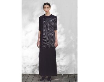 SUPER VENTA !!! Vestido de mujer largo con patrón flotante, ajuste suelto, cómodo.