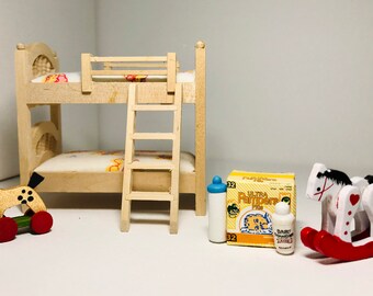 Stawberry for Doll House iLAZ 1:12 Scale Dollhouse Furniture Miniature Mini Bunk Bed Creative Birthday Handcraft Gift Miniature Accessory Kids Pretend Toy Stawberry for Doll House iLAZ 1:12 Scale Dollhouse Furniture Miniature Mini Bunk Bed Creative Birthday Handcraft Gift Miniature Accessory Kids Pretend Toy