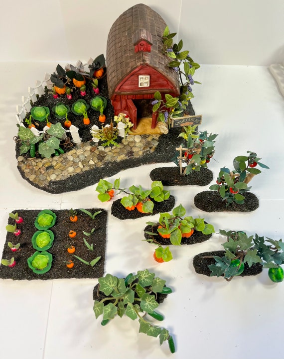 Miniature 2024 vegetables dollhouse