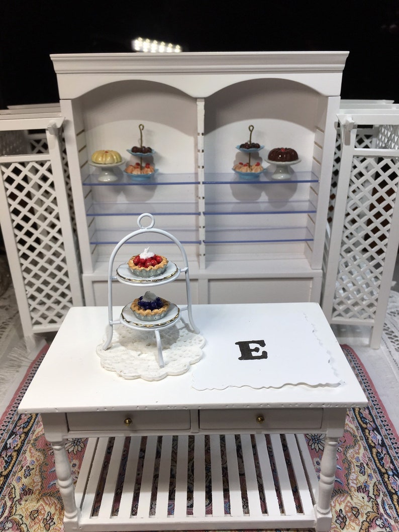 112 Scale Miniature Bake Goods Dollhouse Pies Cookies Etsy
