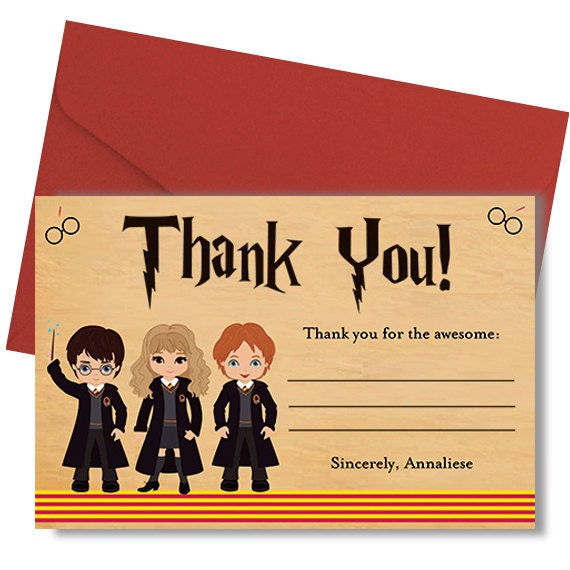 items-similar-to-harry-potter-thank-you-notes-harry-potter-thanks