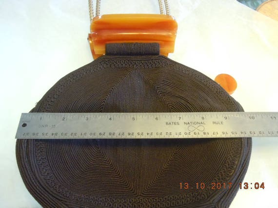 Bakelite genuine corde' purse - 1940's - Great Co… - image 1