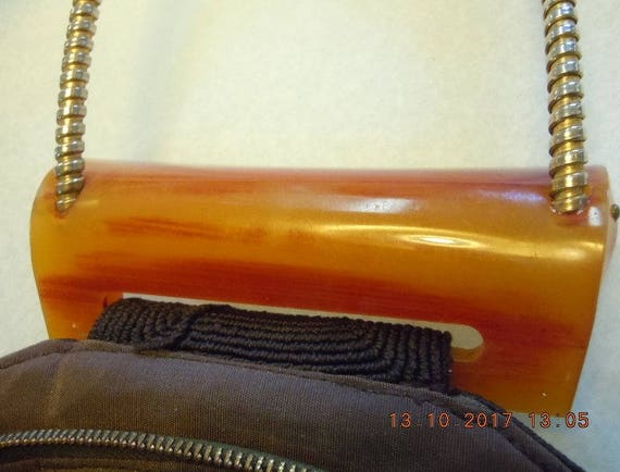 Bakelite genuine corde' purse - 1940's - Great Co… - image 8