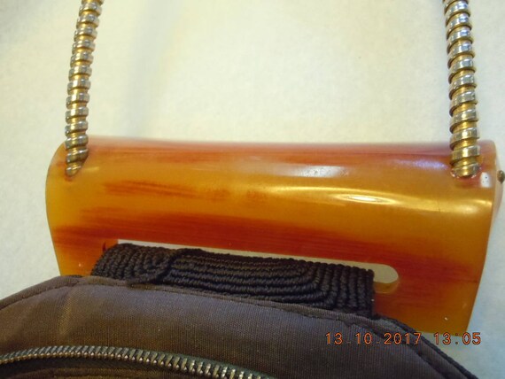 Bakelite genuine corde' purse - 1940's - Great Co… - image 2