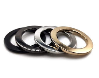 1 " (25mm) Flat Zinc O-Ring Nickel