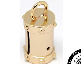 Gold Metal Tassel Handle, 18.5 mm Metal Tassel Handle, Tassel Cap, (H410)