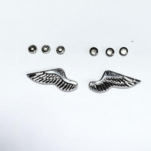 Silver Wing Metal Riveted