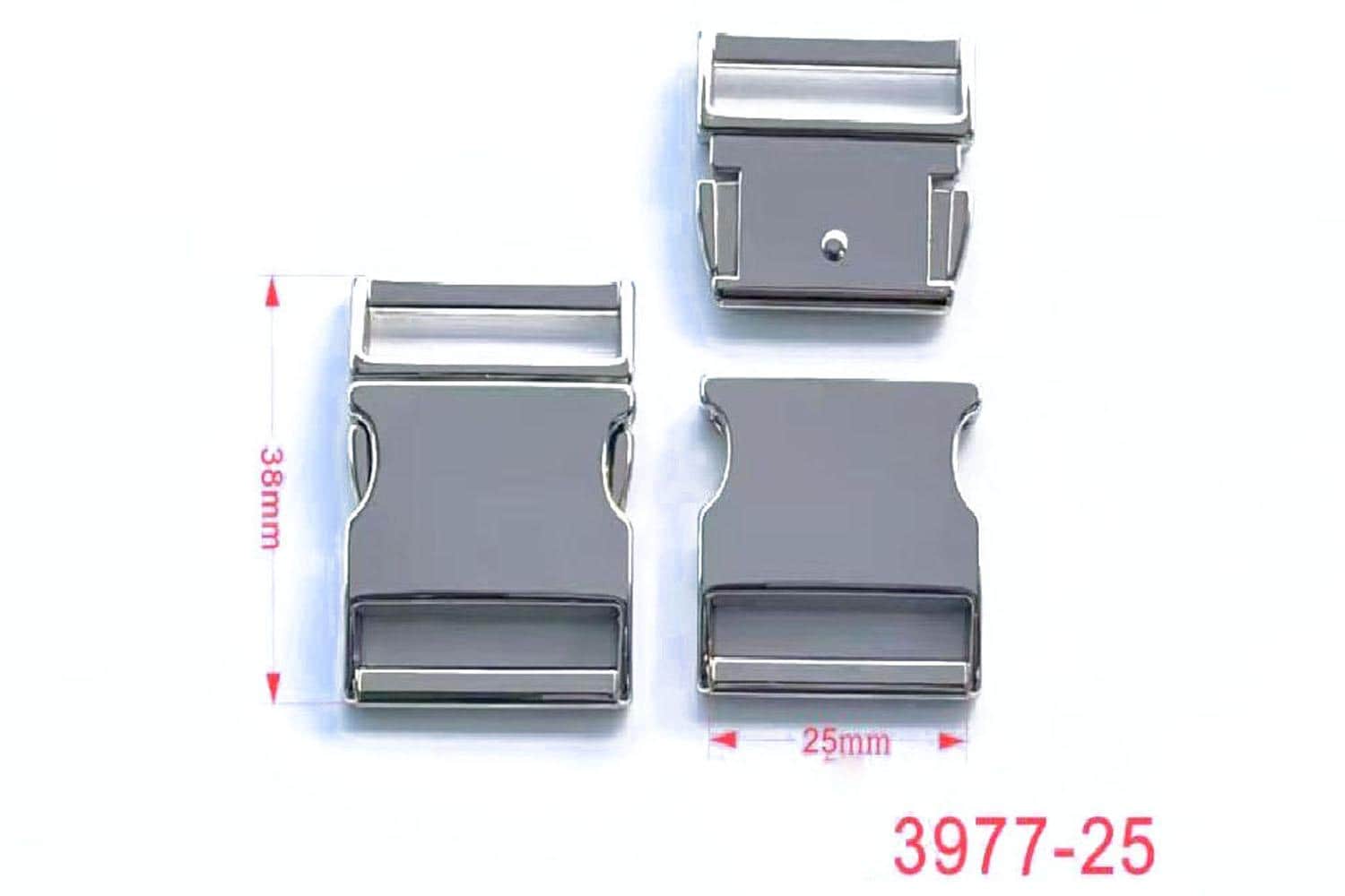 Metal Side release buckle Heavy Duty, 25mm (1") opening( 3977-25)