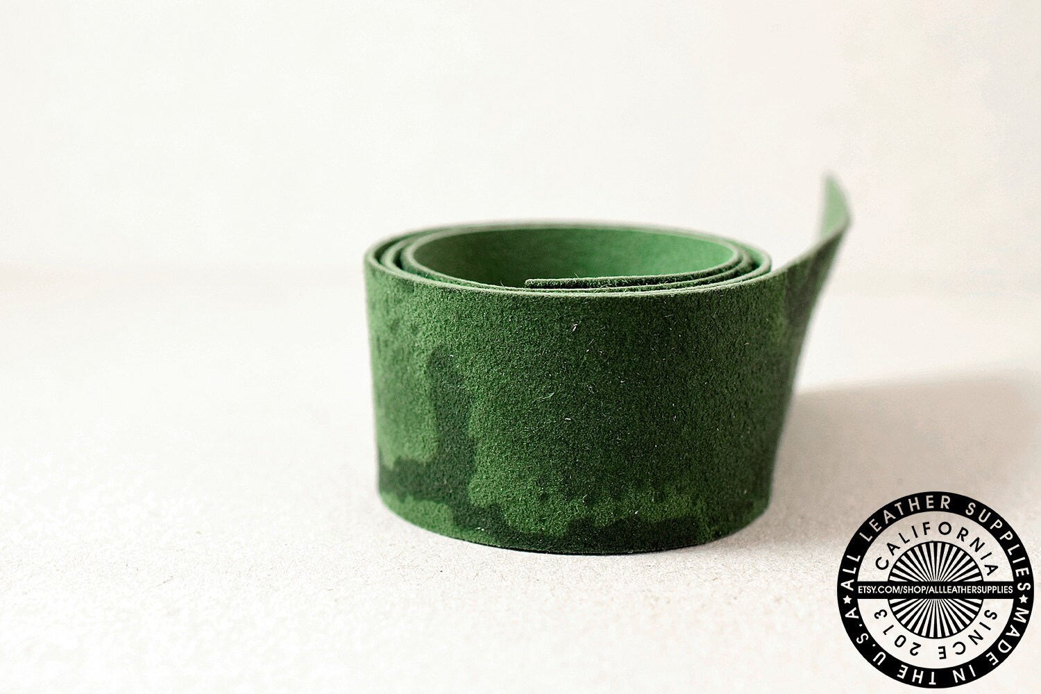 【海外限定】REISSレザースカート☆Neutral Missa Leather Snake Genuine Leather Green Snake Print Single Sided Flat Leather