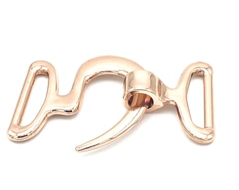 Two piece Metal Hook and Eye Buckle 1.5&quot; x 3/4&quot;  (H1015)