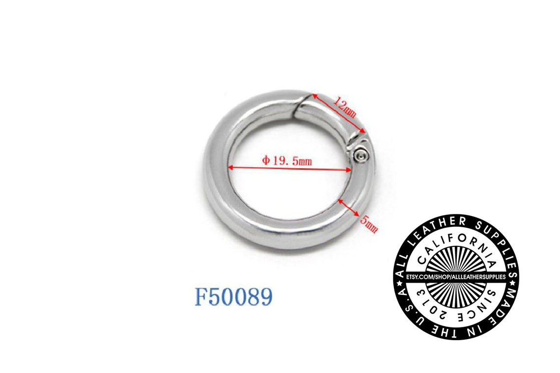Gold Metal Spring O Ring, 18.5 Mm Metal O Ring, Spring Ring, (F50089 ...