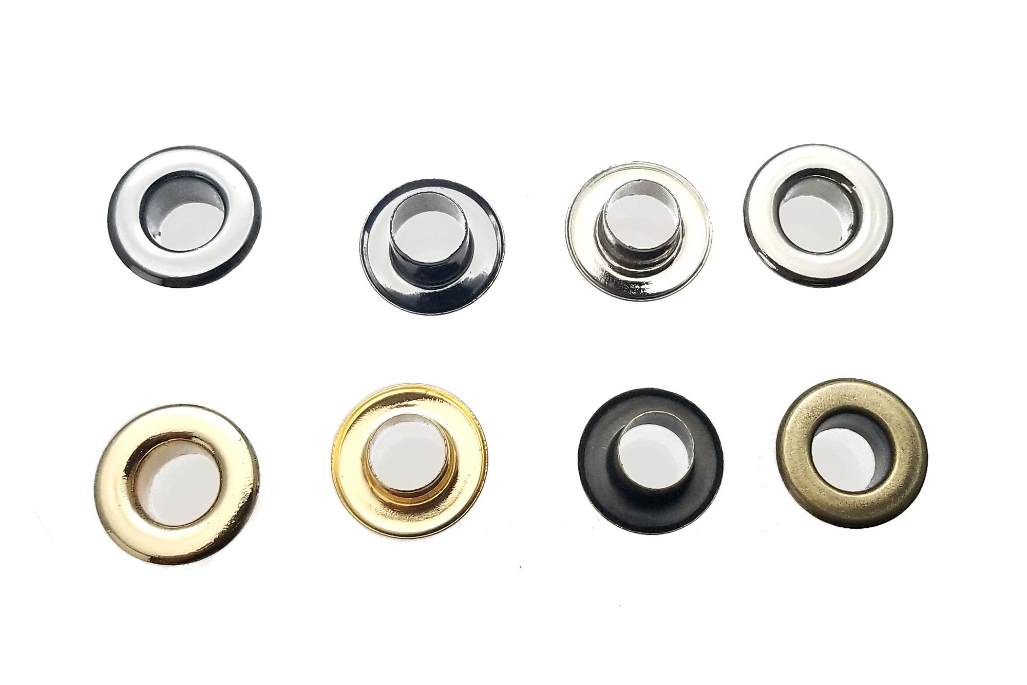 25 Sets Grommets Kit Metal Eyelets with Washers Curtain Grommet for  Leather, Tarp, Canvas (Silver,1 Inch)