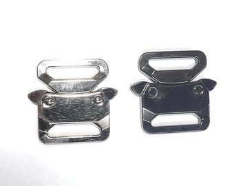 Metal Side release buckle Heavy Duty, 25mm (1") opening( 3858-25)
