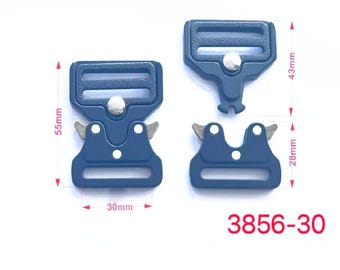 Metal Side release buckle Heavy Duty, 30mm (1.25") opening( 3856-30)