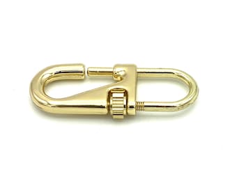 Metal closure screw on the side 40mm long clasp
