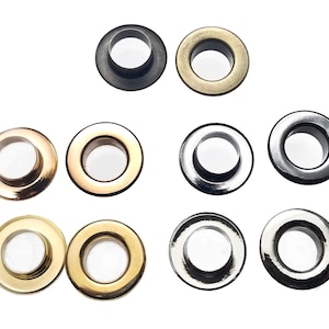 Eyelet With Washer Leathercraft Repair Grommet #24 Pick Color And Size/ 20 Sets A Pack