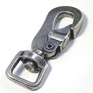 Carabiner Snap Clips 50 pcs 1/4" Zinc D-ring Snap Hook Lock Clip Netting Batting 