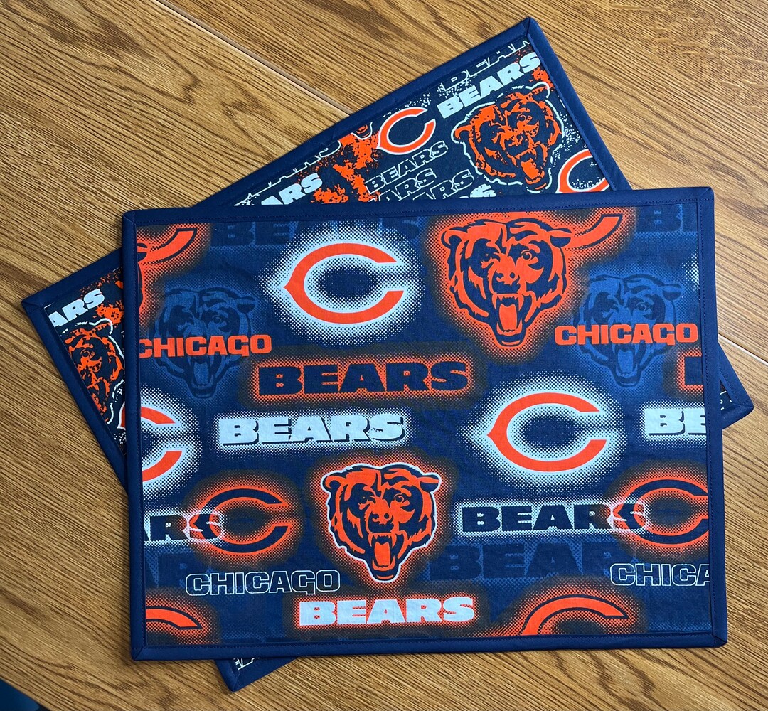 Chicago Bears Placemat Etsy