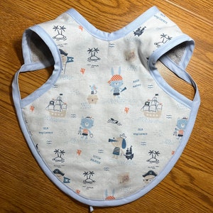 Ahoy Matey Pirate Reversible Bib Apron Bapron (each, not a set)