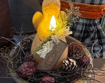 Primitive Flameless Angel Candle