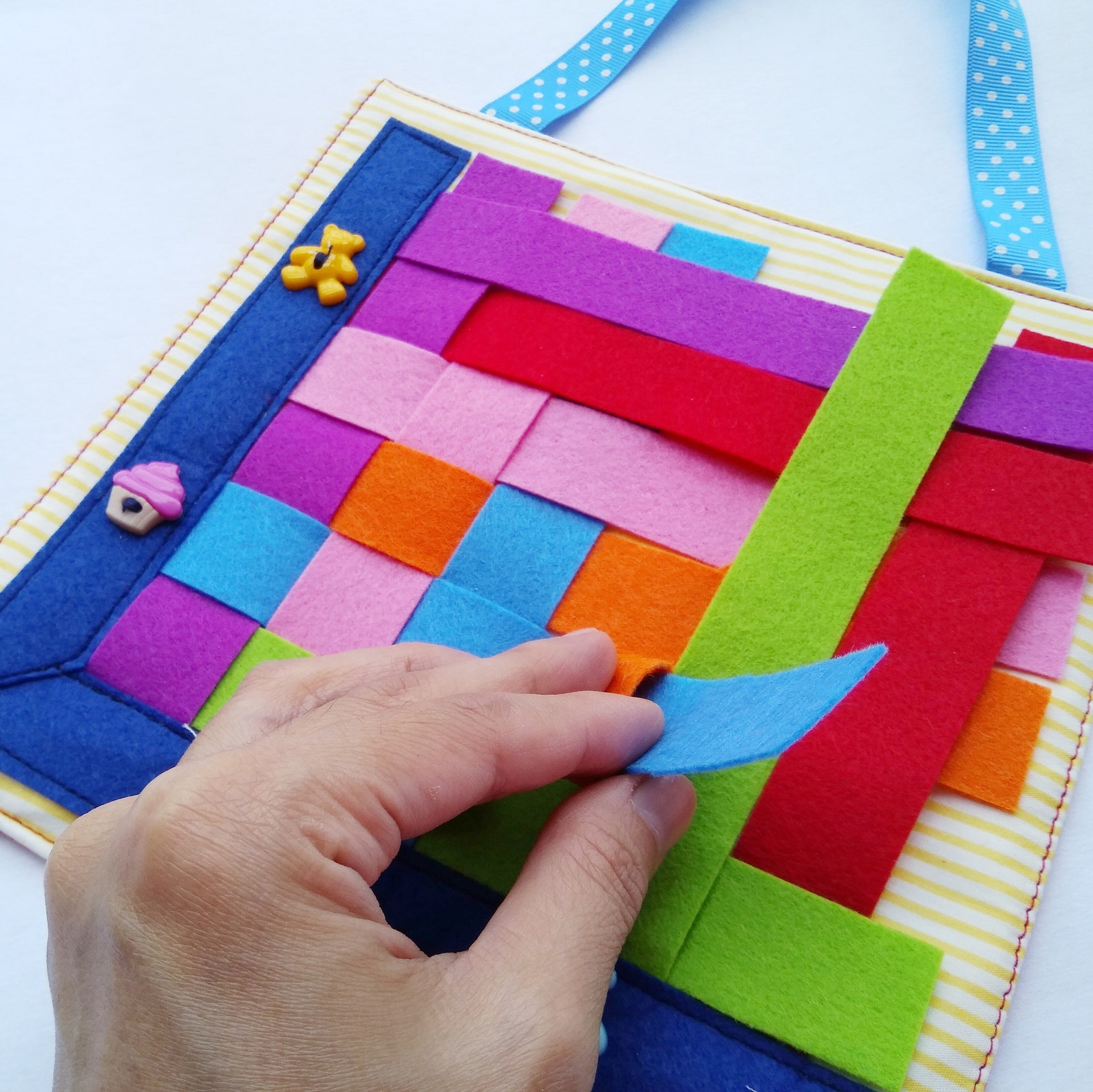 Weaving Quiet Tablet. Weaving Quiet Book Page. Etsy