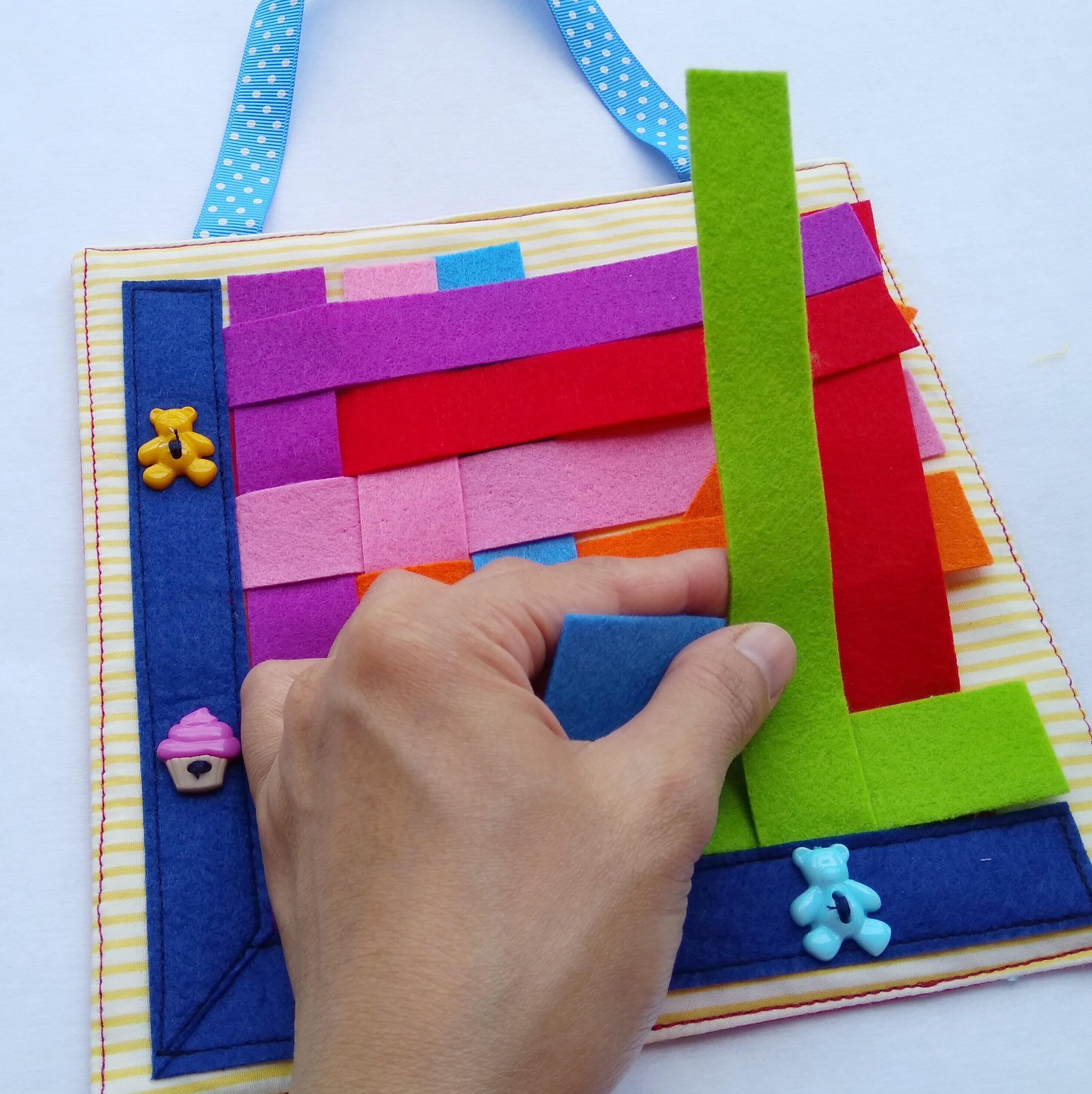 Weaving Quiet Tablet. Weaving Quiet Book Page. Etsy